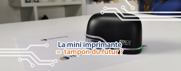 Mini imprimante Tampimprim, le tampon du futur.