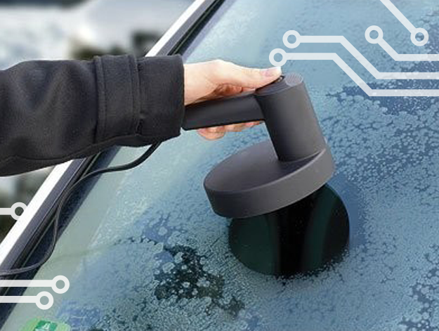 un grattoir électrique rotatif trés performant pour des grandes surfaces et la glace dure