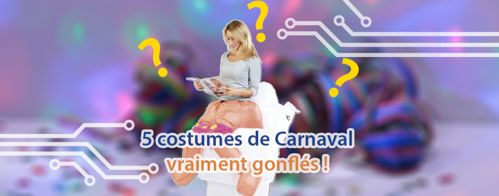 5 costumes gonflables