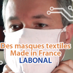 Covid 19 masque français textil