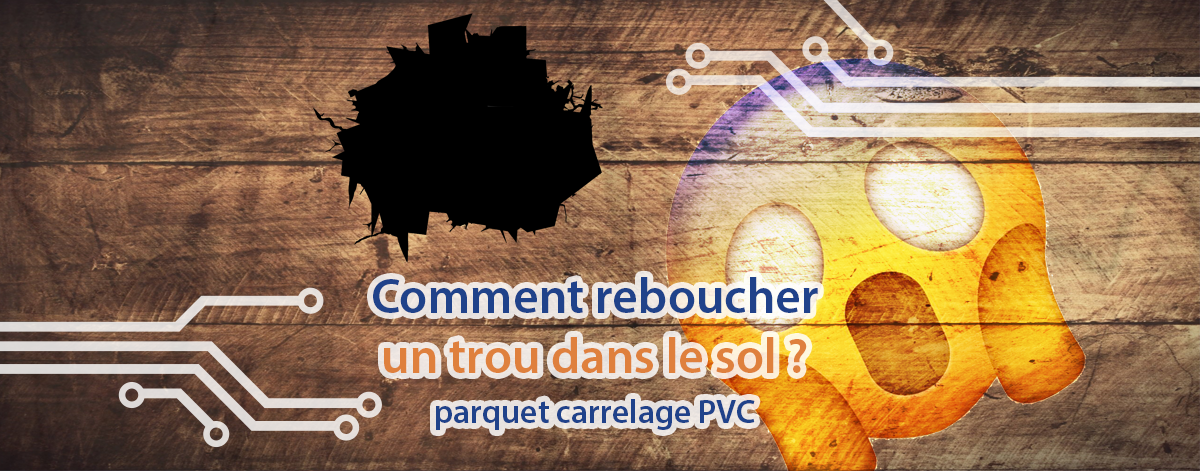 Comment reboucher un petit trou ou une fissure dans un parquet ?