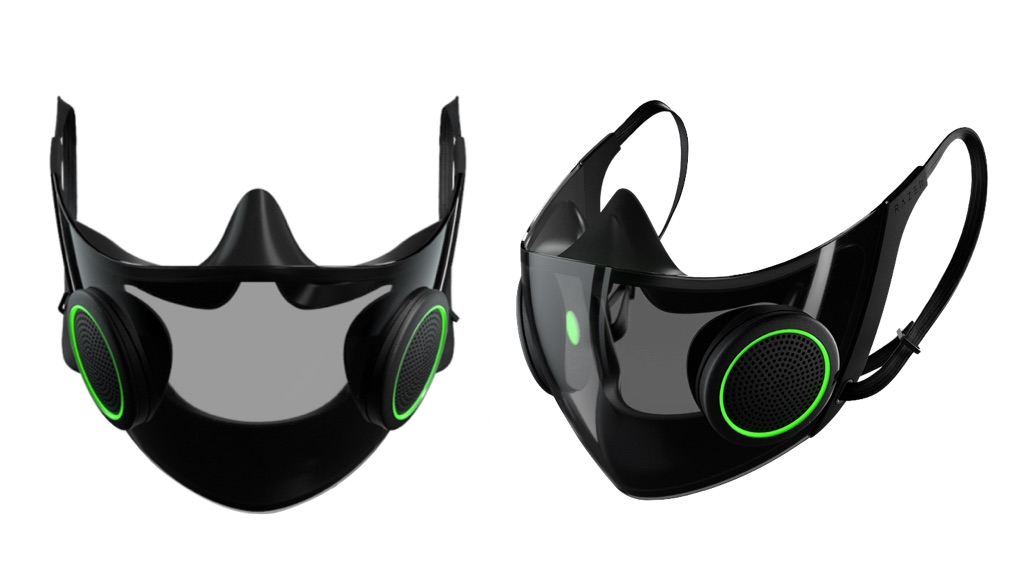 Le masque de protection high-tech Hazel de la marque Razer.