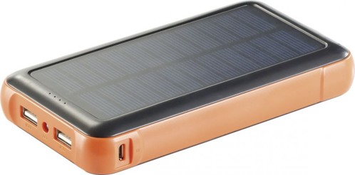 Batterie de secours solaire 20.000 mAh avec 2 ports USB
