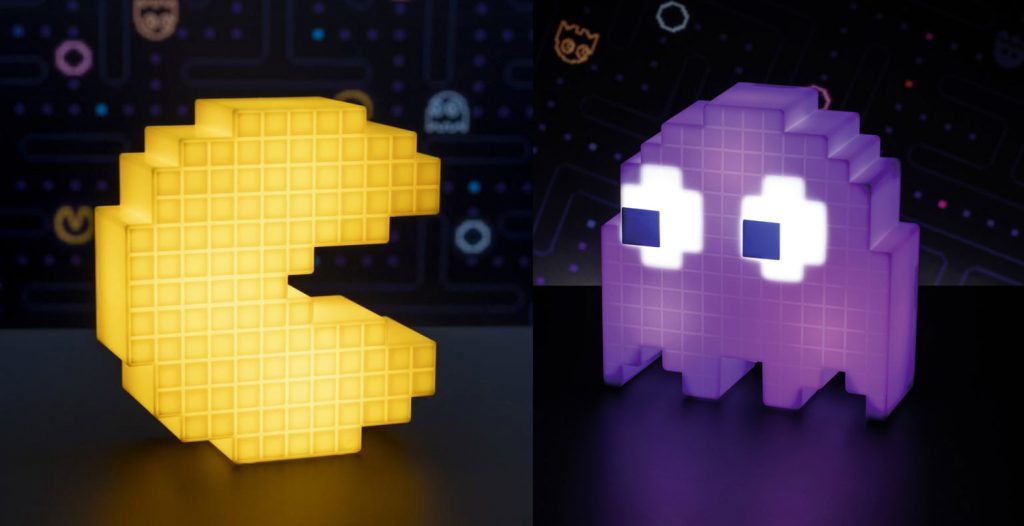 Lampes LED d'ambiance Pac-Man : cadeau parfait pour votre papa geek