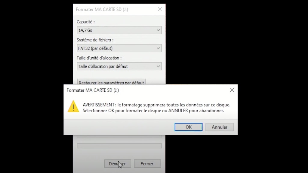 Formater en FAT32 Une Carte Sd de 120 Go avec Windows - Communauté Microsoft