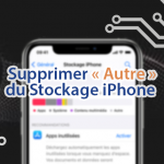 Comment supprimer la section "Autre" dans le stockage de l'iPhone.