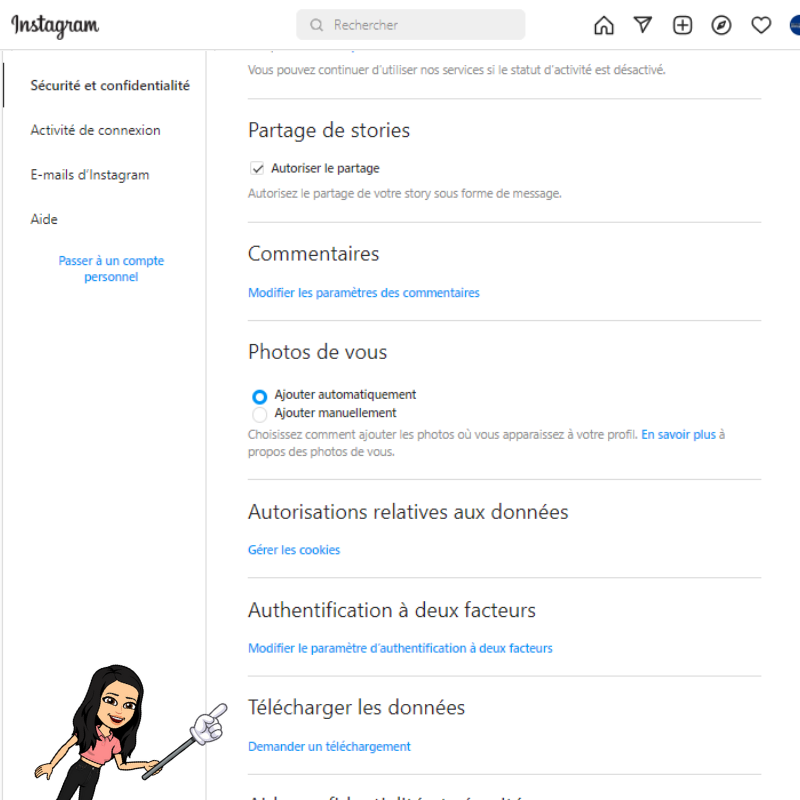 Supprimer définitivement son compte Instagram  