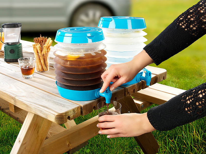 Tonnelet pliable 5,5 L avec robinet