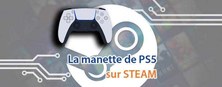 La manette de PS5 sur Steam